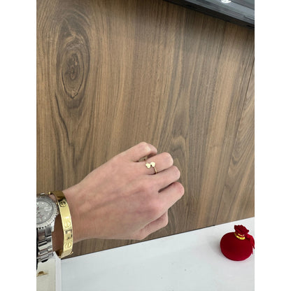 14K Heart Ring