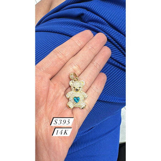 14K Bear Charm
