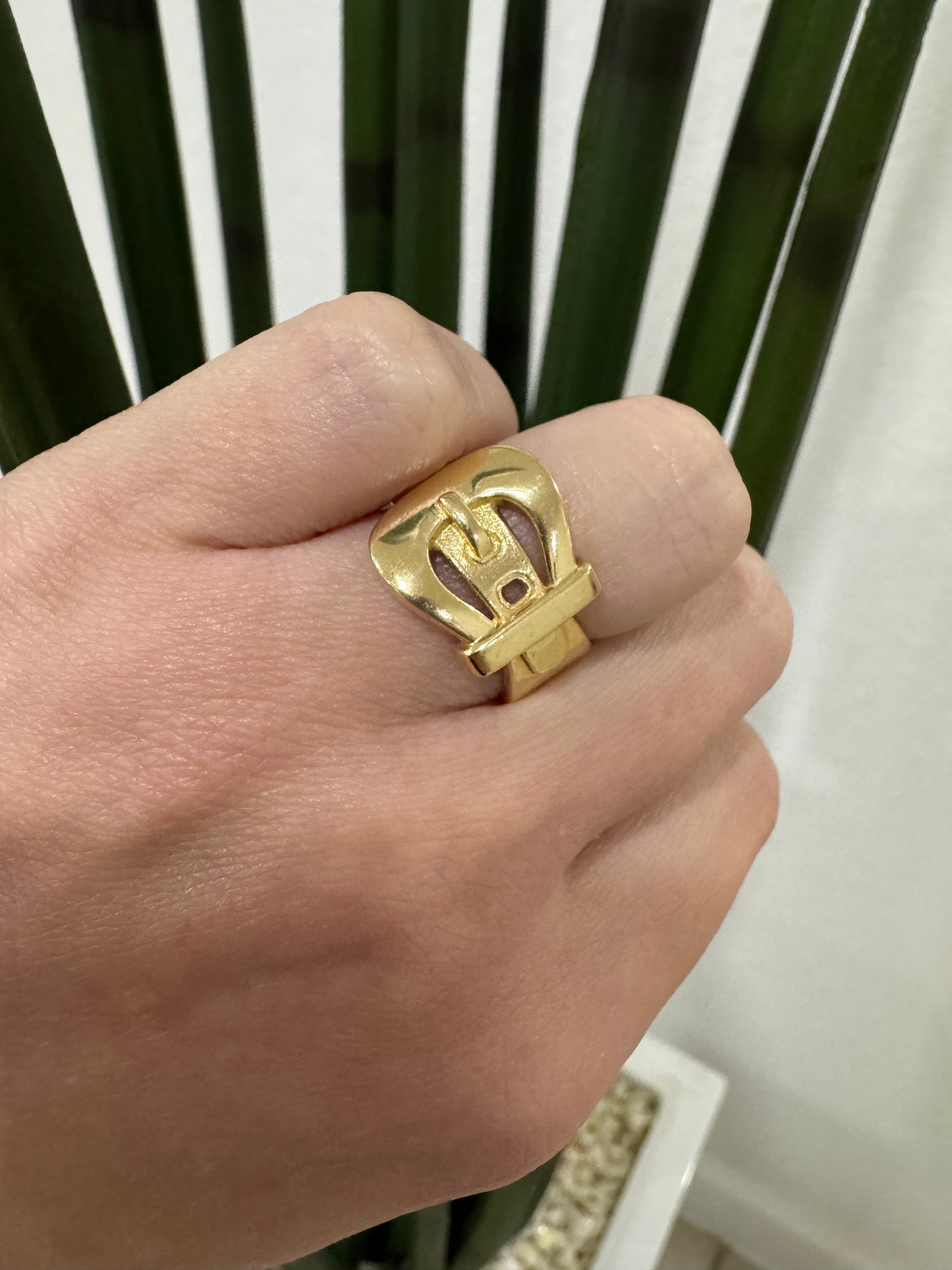14K Belt Ring