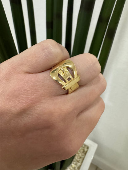 14K Belt Ring