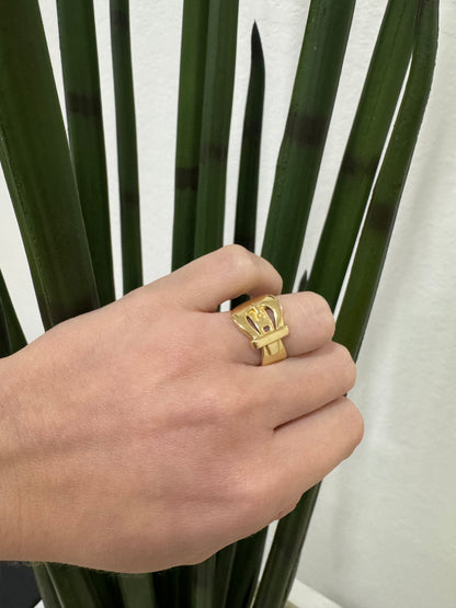 14K Belt Ring