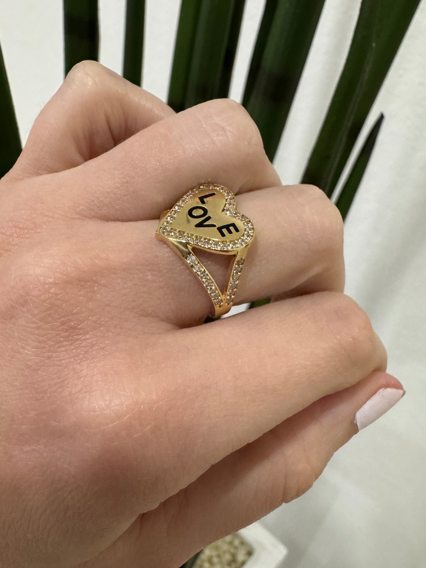 14K Love Ring