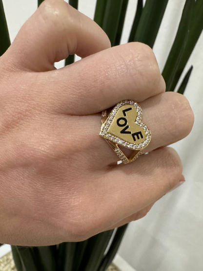 14K Love Ring