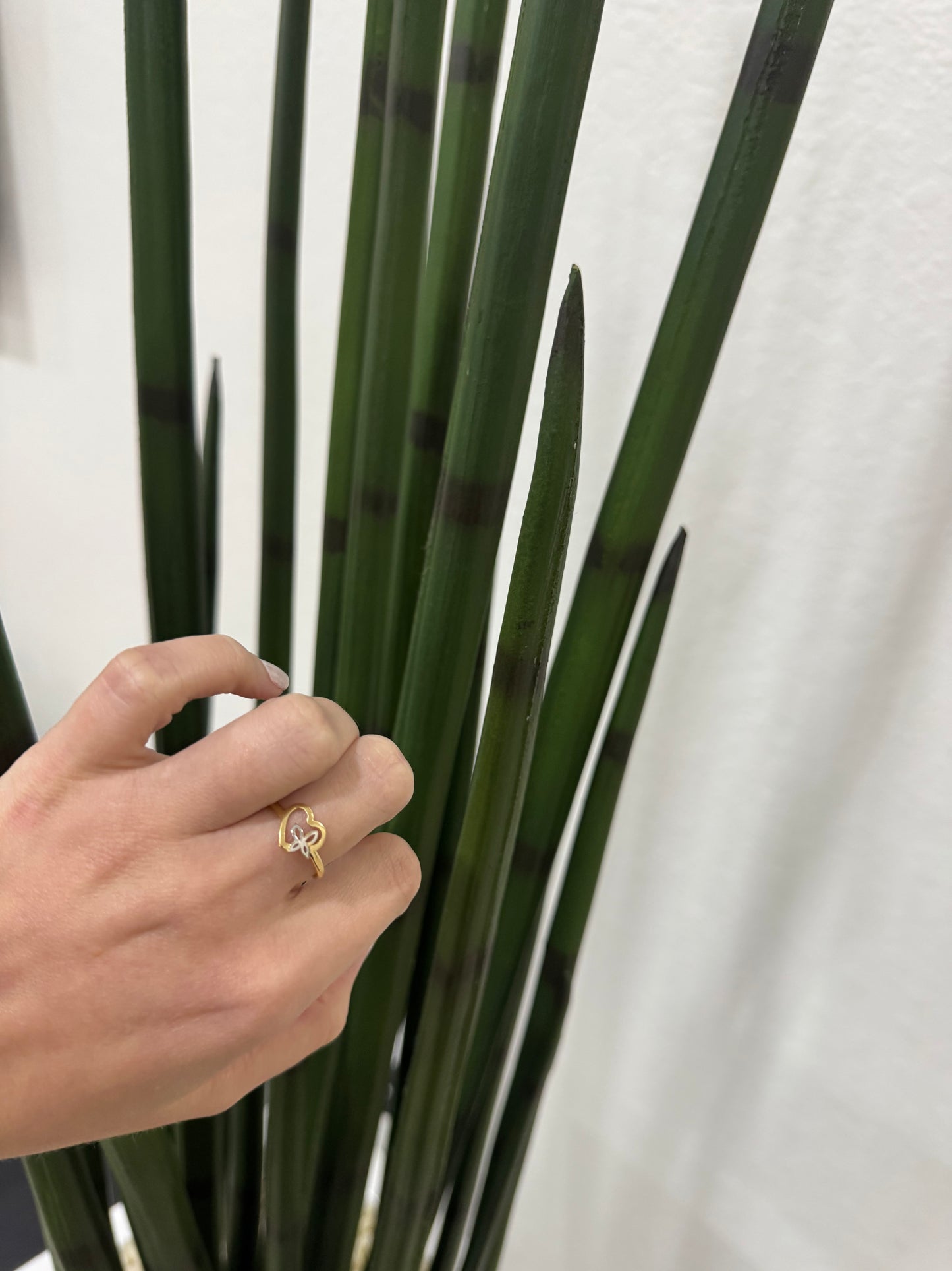 14K Heart Ring