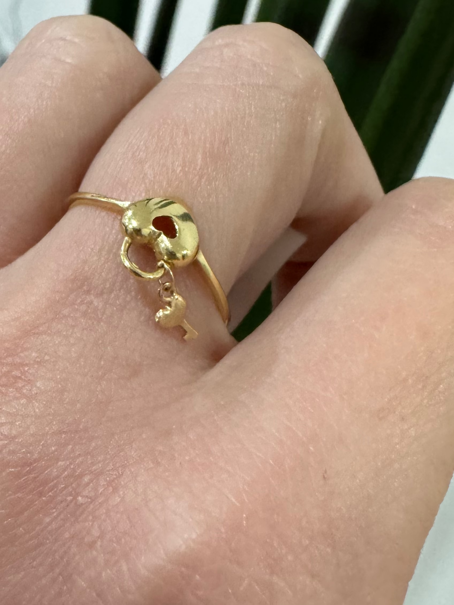 14K Heart Ring