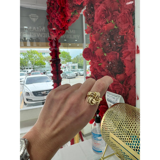 14K Nudo Ring