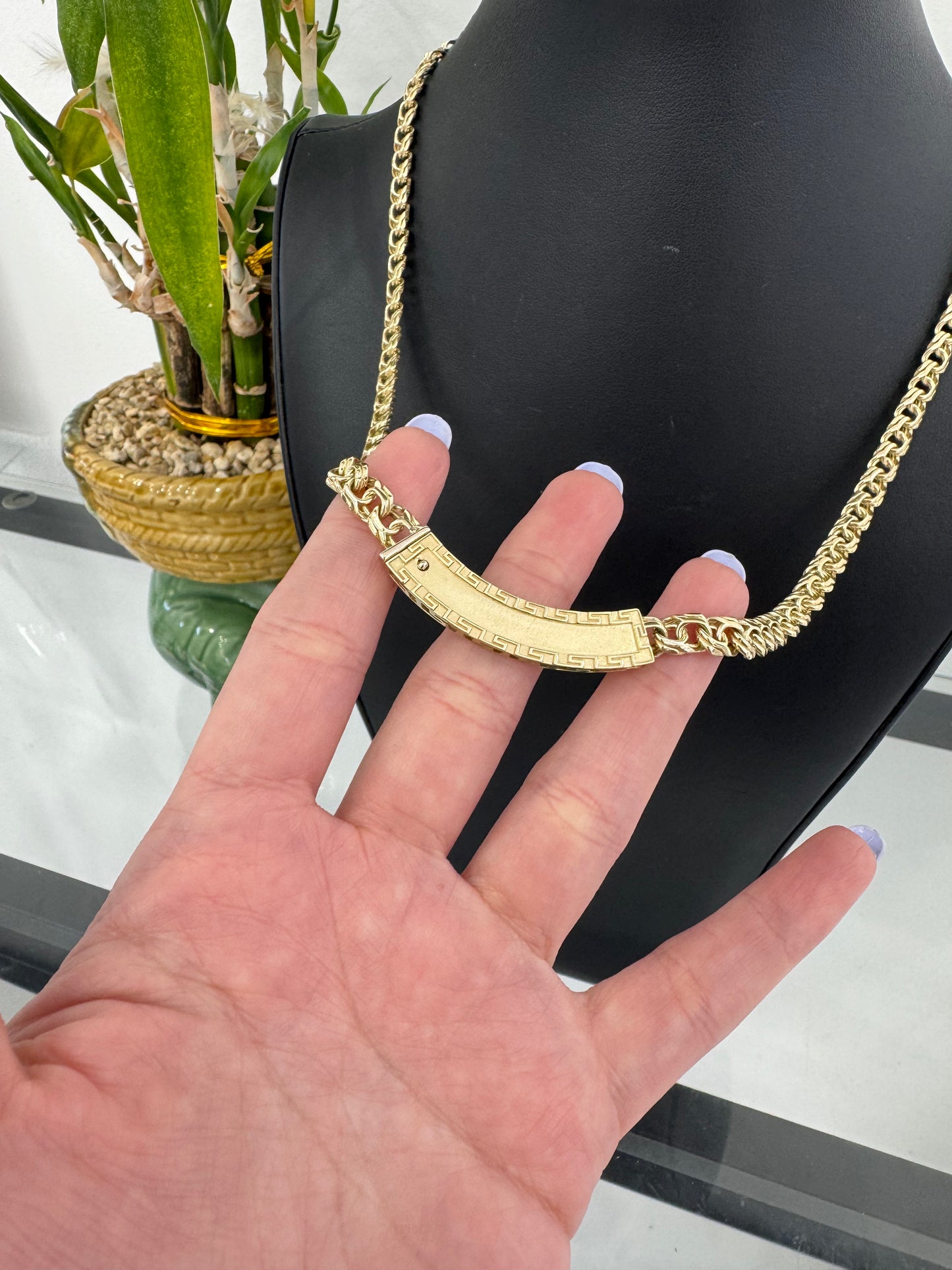 10K Tejido Chino Chain