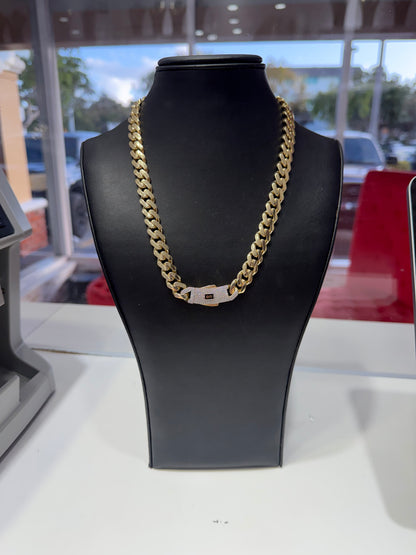 10K 11.5MM Monaco Chain