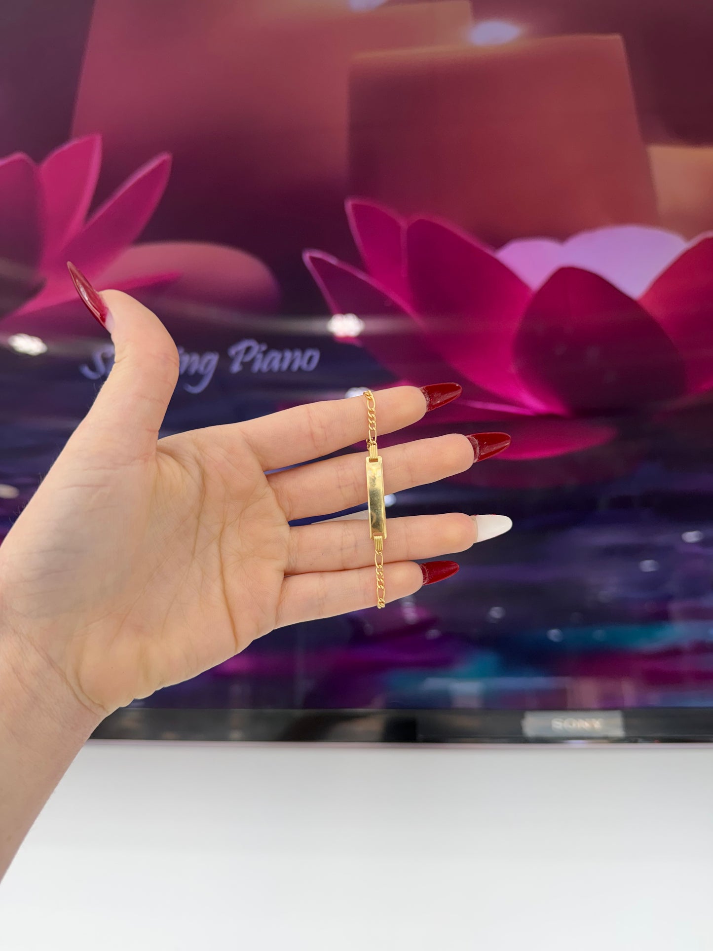 Pulsera de bebé 14k