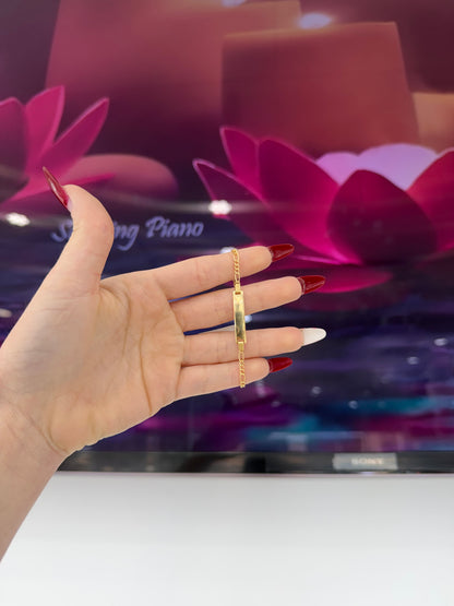Pulsera de bebé 14k