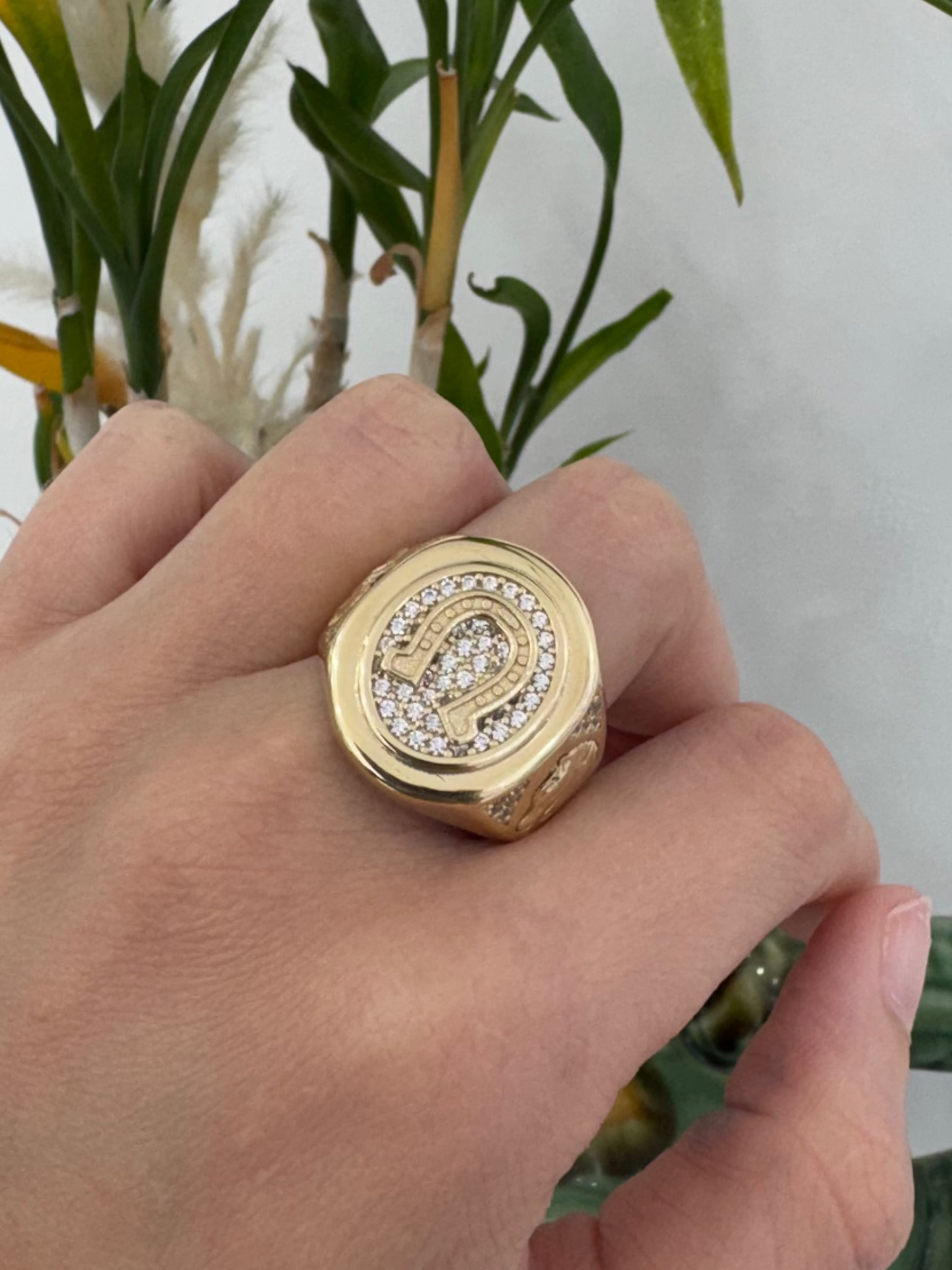 10K Herradura Ring