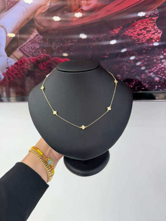 10k Mini Flower Necklace