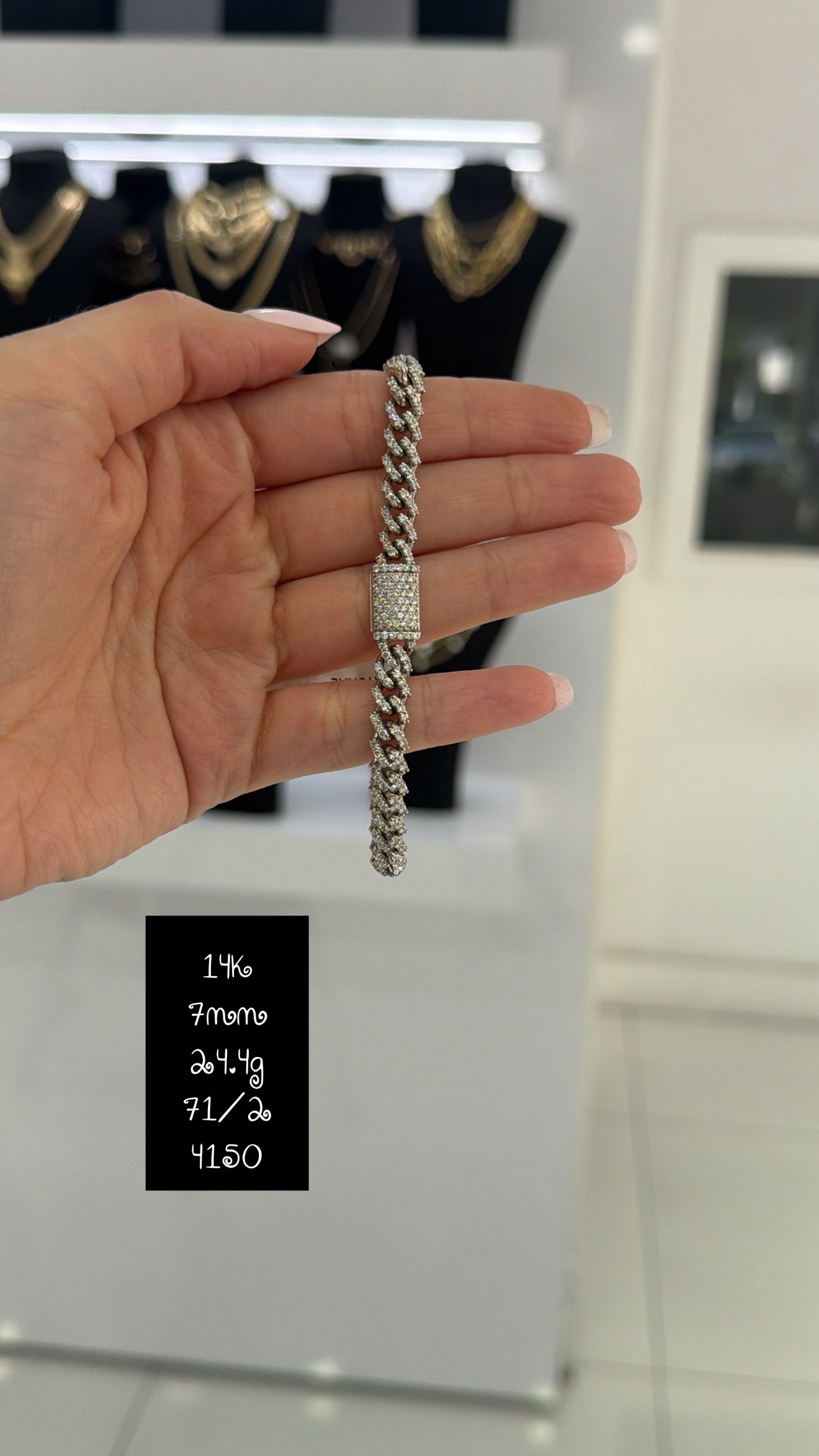 14K Diamond Bracelet