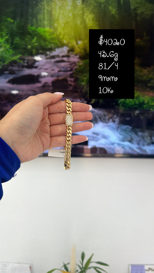 10K Diamond Bracelet