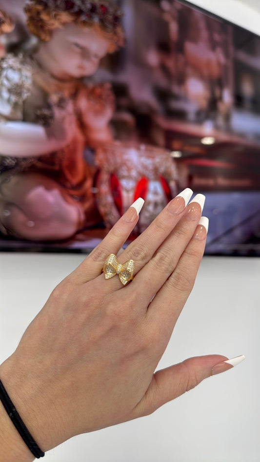 10K Bow Women Ring