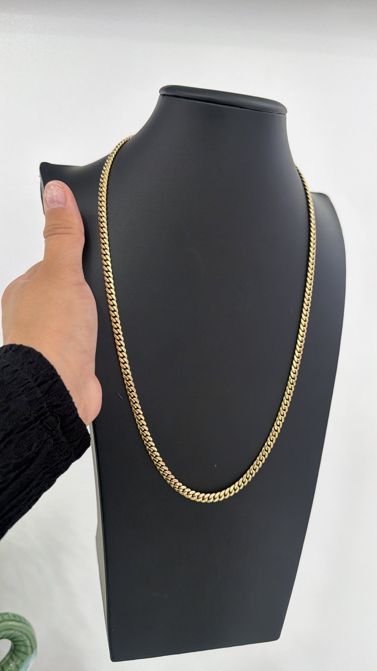 10K 5mm Cuban link Chain
