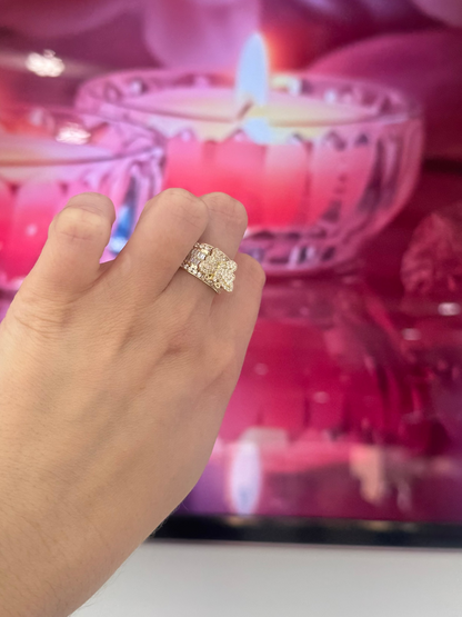 10K Butterfly Ring