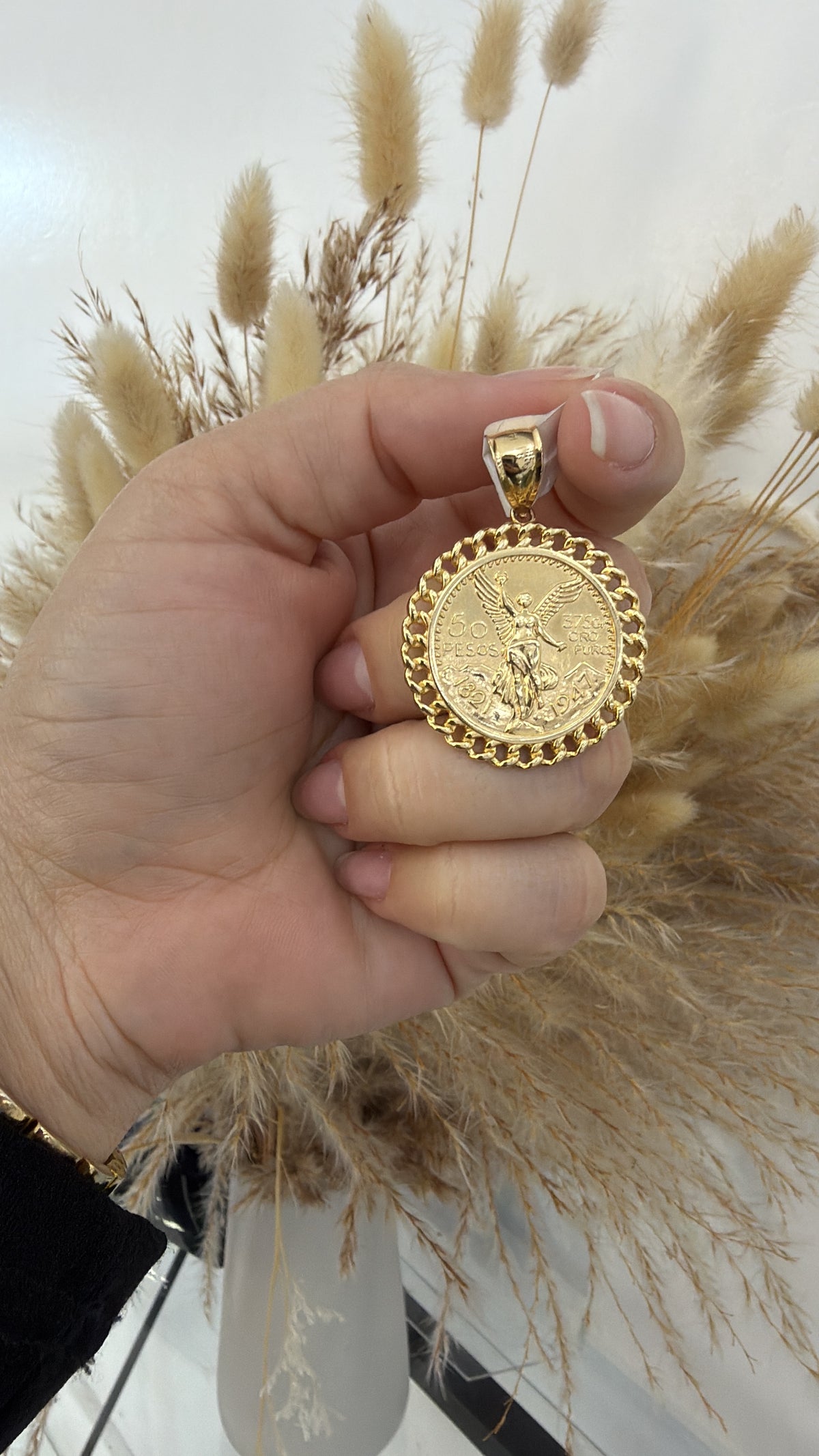 14k Centenario charm