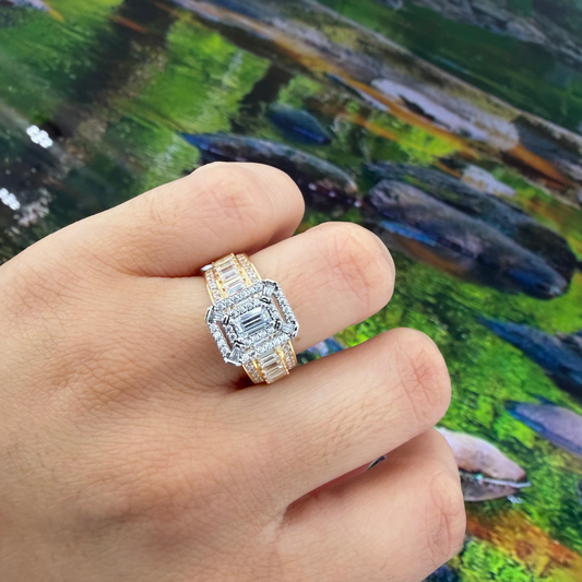 Anillo de mujer 14k