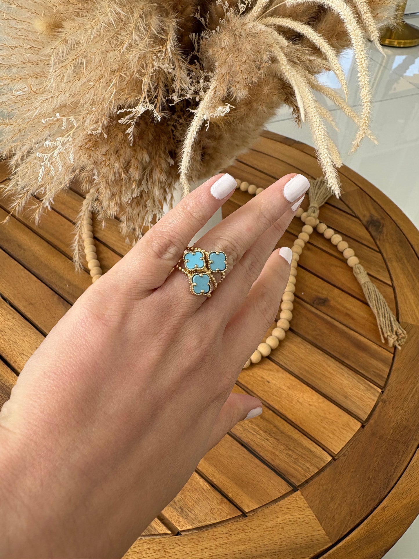 14K Flower Ring