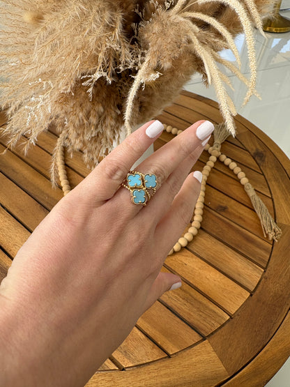 14K Flower Ring