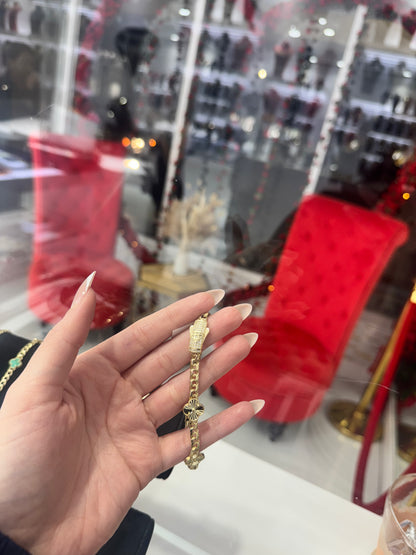 10K Golden Flower Bracelet