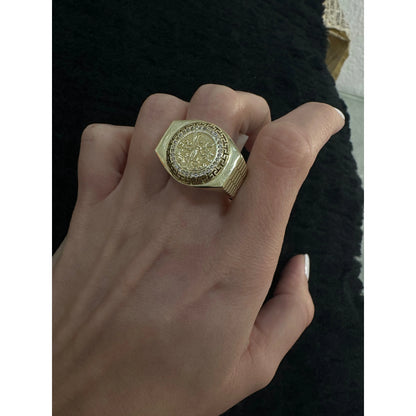 14K Centenario Ring