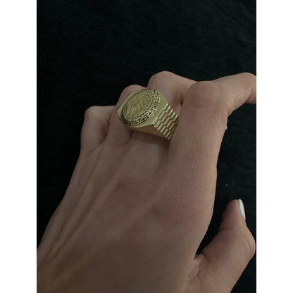 14K Centenario Ring