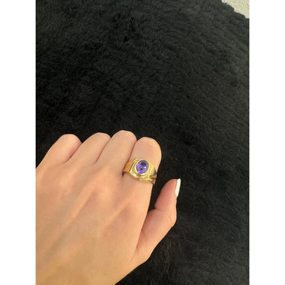 14K Purple Stone Ring