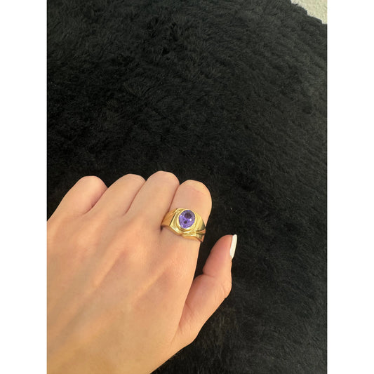 14K Purple Stone Ring