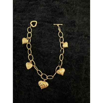 14K Heart Bracelet