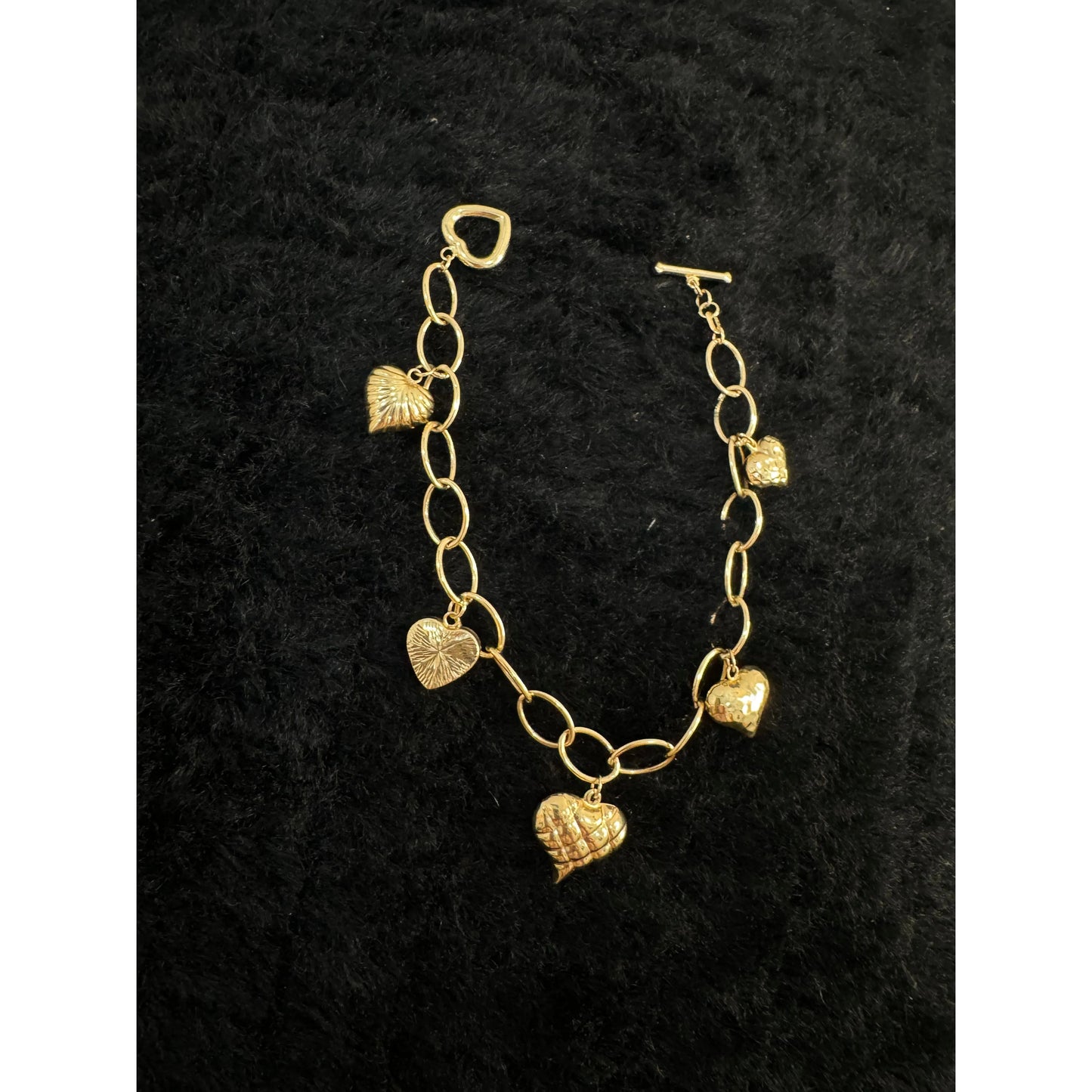 14K Heart Bracelet