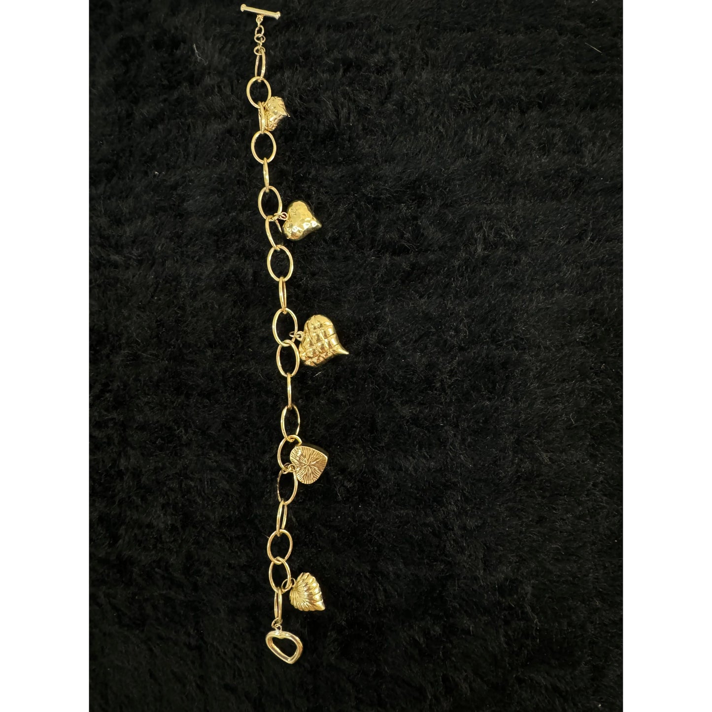 14K Heart Bracelet