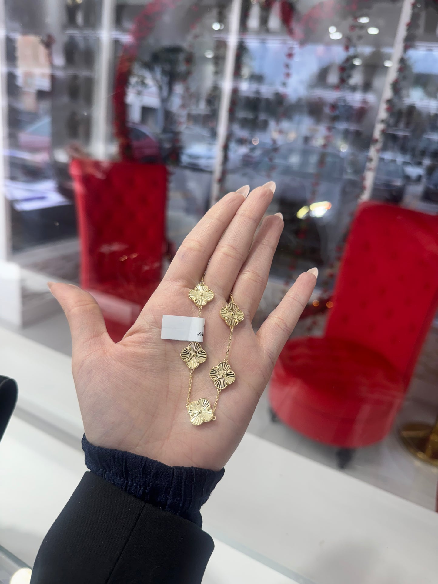 10K Golden Flower Bracelet