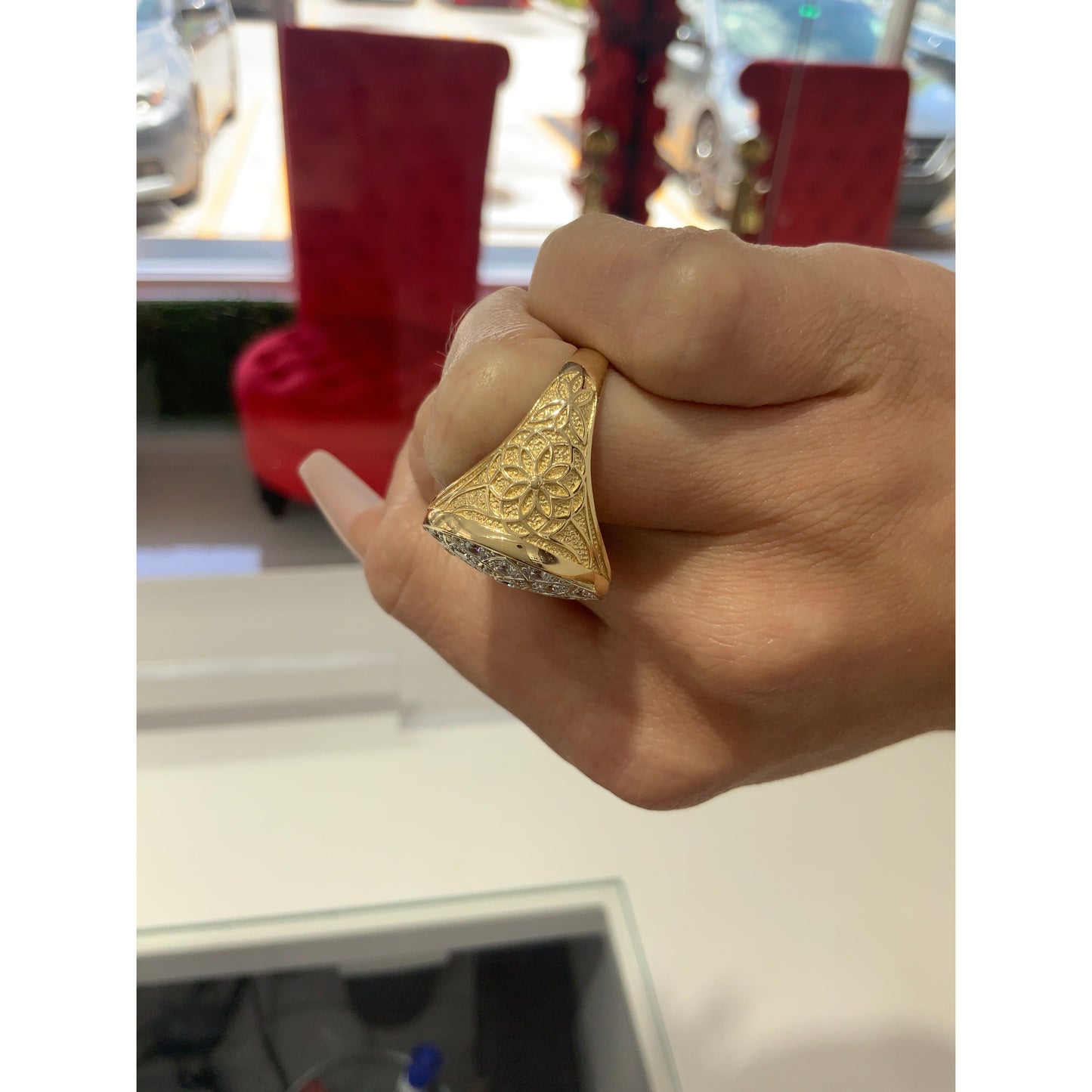 14K Roseta Ring