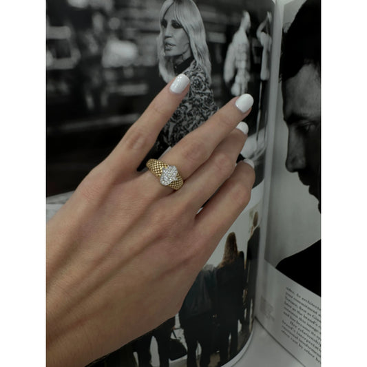 14K Hamsa Ring