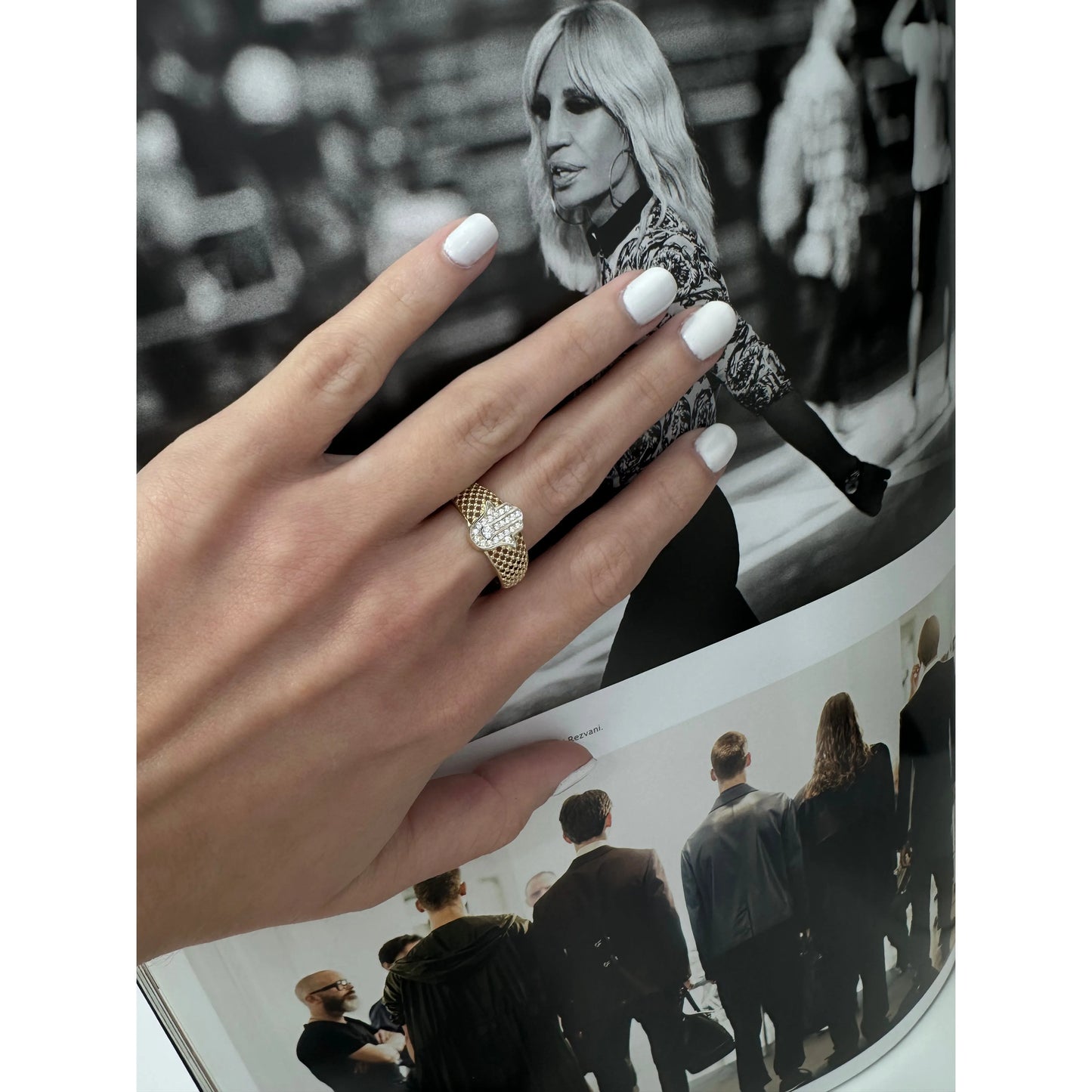 14K Hamsa Ring
