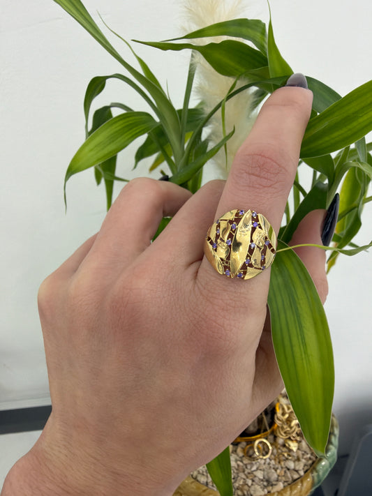 Anillo diseño Morado !