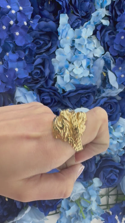 14K Jesus Ring