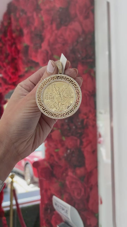 14K Centenario Charm