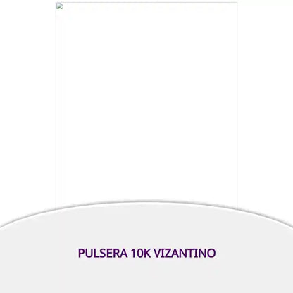 Pulsera 10k vizantino by@Outfy