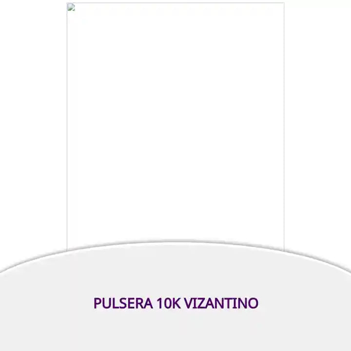 Pulsera 10k vizantino by@Outfy