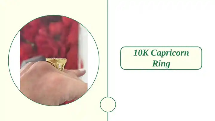 10K Capricorn Ring by@Outfy