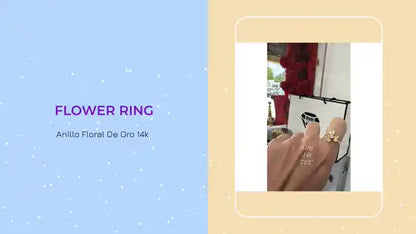Flower Ring by@Outfy