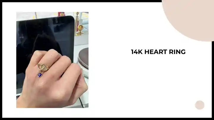 14K Heart Ring by@Outfy