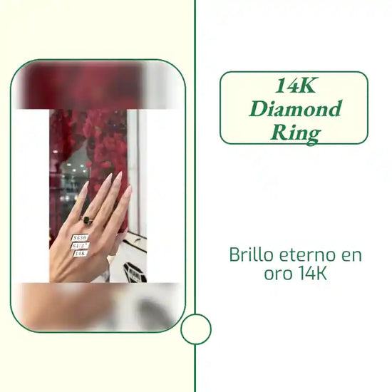 14K Diamond Ring by@Outfy