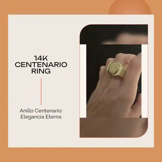 14K Centenario Ring by@Outfy