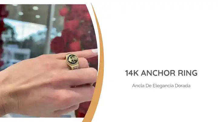 14K Anchor Ring by@Outfy