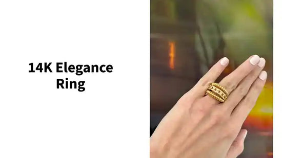 14K Elegance Ring by@Outfy