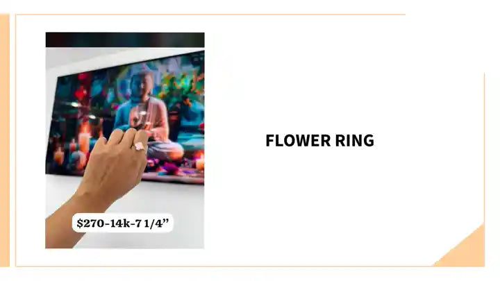 Flower Ring by@Outfy